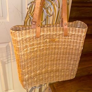 Esprit Vintage Straw Tote